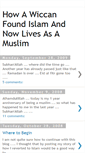 Mobile Screenshot of howawiccanbecomesamuslim.blogspot.com