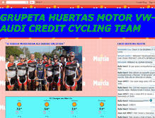 Tablet Screenshot of huertasmotorcyclingteam.blogspot.com