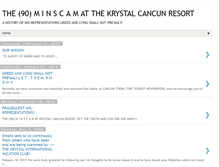 Tablet Screenshot of krystalinternationalvacationclubscam.blogspot.com