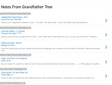 Tablet Screenshot of notesfromgrandfathertree.blogspot.com