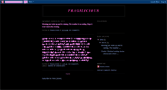 Desktop Screenshot of fragile-wing.blogspot.com