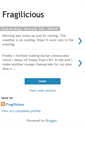 Mobile Screenshot of fragile-wing.blogspot.com