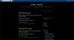 Desktop Screenshot of mobil-bekas.blogspot.com