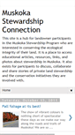Mobile Screenshot of muskokastewardship.blogspot.com