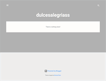 Tablet Screenshot of dulcesalegriass.blogspot.com