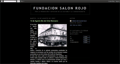 Desktop Screenshot of fundacionsalonrojo.blogspot.com