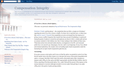 Desktop Screenshot of compensationintegrity.blogspot.com