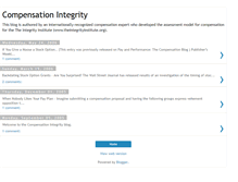 Tablet Screenshot of compensationintegrity.blogspot.com