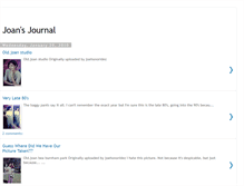 Tablet Screenshot of joanjournal.blogspot.com