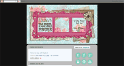 Desktop Screenshot of ellenaspaperhouse.blogspot.com