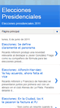 Mobile Screenshot of elecciones-presidenciales2011.blogspot.com