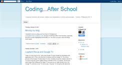 Desktop Screenshot of codingafterschool.blogspot.com