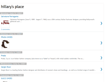 Tablet Screenshot of hillarysplace.blogspot.com