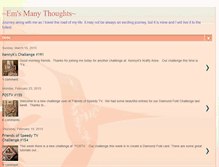 Tablet Screenshot of emsmanythoughts.blogspot.com