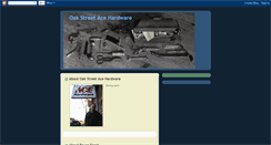 Desktop Screenshot of oakstreetacehardware.blogspot.com