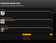 Tablet Screenshot of fashion-show2010.blogspot.com