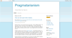 Desktop Screenshot of pragmatarianism.blogspot.com