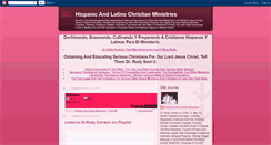 Desktop Screenshot of hispanicandlatinoministries.blogspot.com