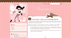 Desktop Screenshot of belezaparaela.blogspot.com