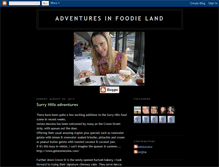 Tablet Screenshot of adventuresinfoodieland-georgina.blogspot.com