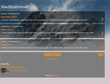 Tablet Screenshot of macfilmreviews.blogspot.com