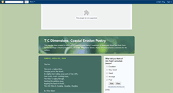 Desktop Screenshot of erosionpoetry.blogspot.com