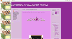 Desktop Screenshot of ensinebrincandomat.blogspot.com