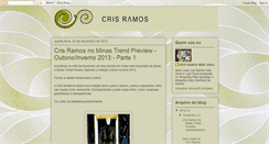 Desktop Screenshot of blogcrisramos.blogspot.com