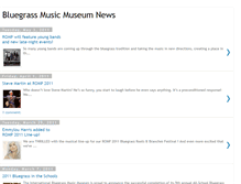 Tablet Screenshot of bluegrassmusicmuseum.blogspot.com