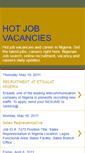 Mobile Screenshot of latestnigeriahotjobvacancies.blogspot.com