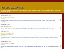 Tablet Screenshot of latestnigeriahotjobvacancies.blogspot.com