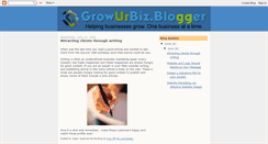 Desktop Screenshot of growurbiz1.blogspot.com