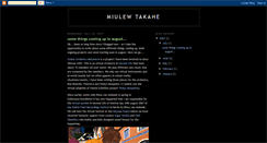 Desktop Screenshot of miulewtakahe.blogspot.com