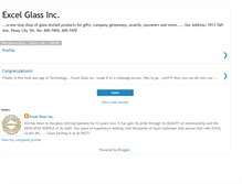 Tablet Screenshot of excelglassinc.blogspot.com