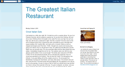 Desktop Screenshot of great-italian-eats.blogspot.com