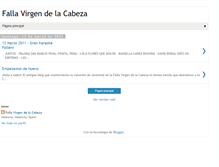Tablet Screenshot of falla-virgendelacabeza.blogspot.com