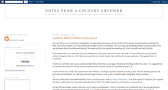 Desktop Screenshot of countrygroomer.blogspot.com