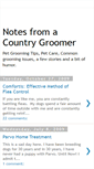 Mobile Screenshot of countrygroomer.blogspot.com