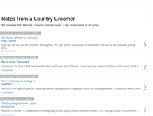 Tablet Screenshot of countrygroomer.blogspot.com