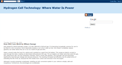 Desktop Screenshot of hydrogencelltechnologywherewater.blogspot.com