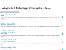 Tablet Screenshot of hydrogencelltechnologywherewater.blogspot.com