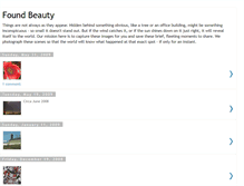 Tablet Screenshot of foundbeauty.blogspot.com