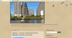 Desktop Screenshot of centraltexashillcountryrealestate.blogspot.com