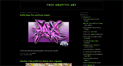 Desktop Screenshot of free-graffiti-art.blogspot.com