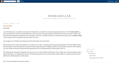 Desktop Screenshot of dermarolleracne.blogspot.com
