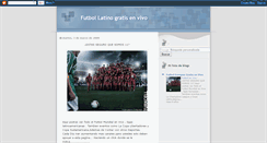 Desktop Screenshot of futbollatinogratis.blogspot.com