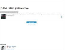 Tablet Screenshot of futbollatinogratis.blogspot.com