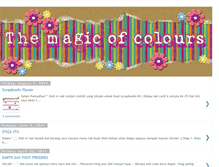 Tablet Screenshot of magicofcolours.blogspot.com