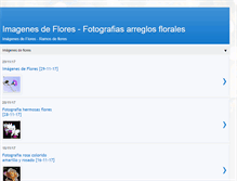 Tablet Screenshot of imagenes-flores.blogspot.com