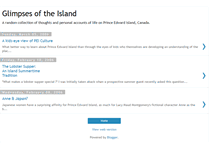 Tablet Screenshot of glimpses-of-pei.blogspot.com